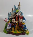 2001 Disney Disneyland Characters in Front of Castle 7 1/2" Tall PVC Coin Bank