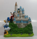 2001 Disney Disneyland Characters in Front of Castle 7 1/2" Tall PVC Coin Bank