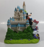2001 Disney Disneyland Characters in Front of Castle 7 1/2" Tall PVC Coin Bank