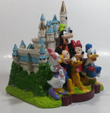 2001 Disney Disneyland Characters in Front of Castle 7 1/2" Tall PVC Coin Bank