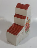 Vintage Saskatchewan Prairie Lily Provincial Flower Ceramic Grain Elevator Coin Bank Prairie Western Collectible