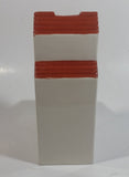 Vintage Saskatchewan Prairie Lily Provincial Flower Ceramic Grain Elevator Coin Bank Prairie Western Collectible