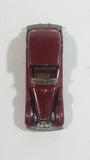 1983 Hot Wheels '35 Classic Caddy Cadillac Maroon Die Cast Toy Car Vehicle