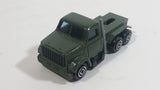 Vintage Majorette Magirus Army Green Military Army Semi Tractor Truck 1:100 Scale Die Cast Toy Car Trucking Rig Vehicle