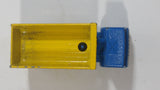 Vintage 1980 Lesney No. 30 Articulated Semi Truck Blue Tractor Yellow Trailer "International" Die Cast Toy Car Vehicle