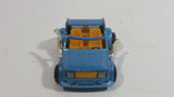 Vintage Majorette No. 223 Crazy Car Light Blue 1/55 Scale Die Cast Toy Car Vehicle Made in France