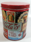 1994 Coca-Cola Coke Soda Pop Carriage Trade Mini Twist Pretzels Nostalgic Tin Beverage Advertising Collectible