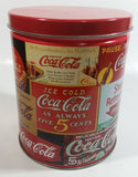 1994 Coca-Cola Coke Soda Pop Carriage Trade Mini Twist Pretzels Nostalgic Tin Beverage Advertising Collectible