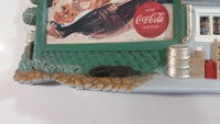 1990 Drink Coca-Cola In Bottles Coke Soda Pop Sprite Boy 50's Style Service Garage Gas Station Collector's Clock 14" x 18 1/2" Soft Drink Beverage Collectible