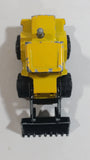 Vintage Majorette Tracto Bull Dozer Front End Loader No. 211 & 263 Yellow Black 1/87 Scale Die Cast Toy Construction Equipment Vehicle
