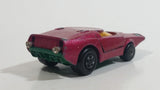 Vintage 1973 Lesney Matchbox Rolamatics No. 39 Clipper Magenta Dark Pink Die Cast Toy Car Vehicle