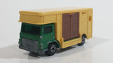 Vintage 1977 Lesney Matchbox Superfast No. 40 Bedford Horse Box Truck Green and Beige Die Cast Toy Car Vehicle