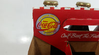 1989 Safeway 60th Anniversary Coca-Cola Classic Soda Pop 6-Pack of Full Never Opened 8 oz. Embossed Logo Glass Bottles with Paper Carrier