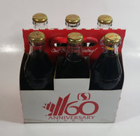 1989 Safeway 60th Anniversary Coca-Cola Classic Soda Pop 6-Pack of Full Never Opened 8 oz. Embossed Logo Glass Bottles with Paper Carrier