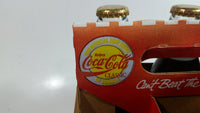 1989 Safeway 60th Anniversary Coca-Cola Classic Soda Pop 6-Pack of Full Never Opened 8 oz. Embossed Logo Glass Bottles with Paper Carrier