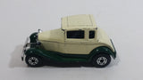 Vintage 1979 Lesney Matchbox Superfast Model A Ford Cream White and Green Die Cast Toy Car Vehicle
