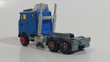 Vintage Majorette Semi Truck Tractor Sky Blue Die Cast Toy Car Rig Vehicle