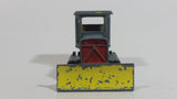 Vintage PlayArt Tractor Bulldozer Yellow Red Blue Bar Metal Die Cast Toy Car Construction Vehicle Made in Hong Kong