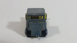 Vintage PlayArt Tractor Bulldozer Yellow Red Blue Bar Metal Die Cast Toy Car Construction Vehicle Made in Hong Kong