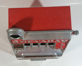 Vintage Nevada Las Vegas "Entertainment Capital of the World" 11" Tall Metal Coin Bank 4 Wheel