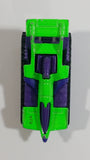 1995 Hot Wheels Treadator Bright Green and Purple Die Cast Toy Car Vehicle