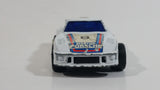 Vintage Martini Porsche #8 White Pullback Friction Race Car Die Cast Toy Vehicle - Made in Hong Kong