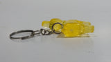 Yellow Plastic Fawn Baby Deer Key Chain