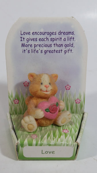 Russ "I Believe In You" Resin Cat Ornament Decorative Collectible New in Box