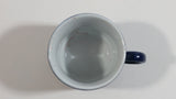 Tai'pan Fine Porcelain Miniature Mini Small 2 inch Tall Dark Blue Peacock Bird Themed Tea Cup