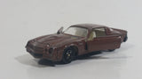 Vintage 1982 JRI Road Machines Camaro Z-28 Brown Die Cast Toy Car Vehicle with Opening Doors - Hong Kong