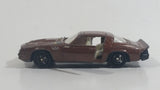 Vintage 1982 JRI Road Machines Camaro Z-28 Brown Die Cast Toy Car Vehicle with Opening Doors - Hong Kong