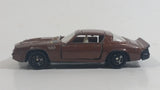 Vintage 1982 JRI Road Machines Camaro Z-28 Brown Die Cast Toy Car Vehicle with Opening Doors - Hong Kong