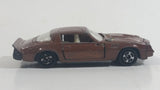 Vintage 1982 JRI Road Machines Camaro Z-28 Brown Die Cast Toy Car Vehicle with Opening Doors - Hong Kong