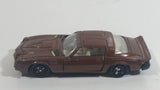 Vintage 1982 JRI Road Machines Camaro Z-28 Brown Die Cast Toy Car Vehicle with Opening Doors - Hong Kong