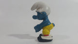 Vintage 1978 Peyo Smurf Character Golfing Golfer PVC Toy Figure - No Club