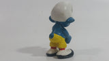 Vintage 1978 Peyo Smurf Character Golfing Golfer PVC Toy Figure - No Club