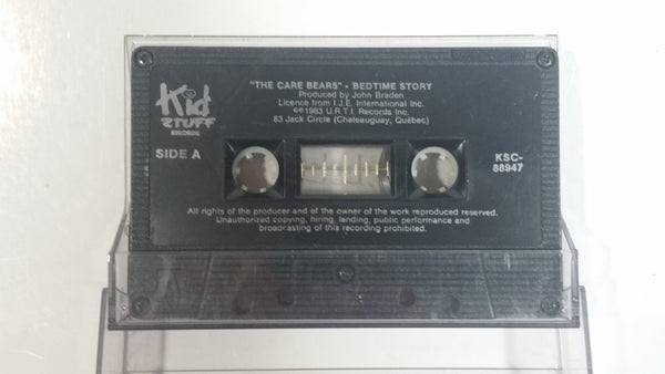 Vintage 1983 Kid Stuff  "The Care Bears" Bedtime Story Produced by John Braden Audio Cassette Tape