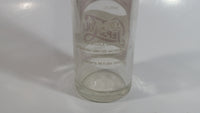 Vintage 1958 Sparkling Pepsi Cola Soda Pop Red and White 10 Fl oz Clear Glass Beverage Bottle Montreal