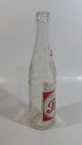 Vintage 1958 Sparkling Pepsi Cola Soda Pop Red and White 10 Fl oz Clear Glass Beverage Bottle Montreal