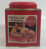 1993 Coca-Cola Coke Soda Pop Sports Baseball Themed Tin Metal Container