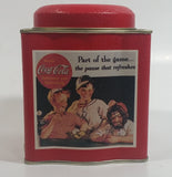 1993 Coca-Cola Coke Soda Pop Sports Baseball Themed Tin Metal Container