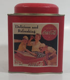 1993 Coca-Cola Coke Soda Pop Sports Baseball Themed Tin Metal Container