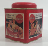 1993 Coca-Cola Coke Soda Pop Sports Baseball Themed Tin Metal Container