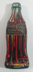 2003 Coca-Cola Coke Soda Pop Bottle Shaped Embossed Tin Container