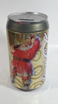 Zellers Holiday Joy Coca-Cola Coke Soda Pop Christmas Santa Themed 7 3/4" Tall Can Shaped Metal Coin Bank