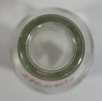 Vintage 1956 Sparkling Pepsi Cola Soda Pop Red and White 10 Fl oz Clear Glass Beverage Bottle Montreal