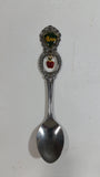 Penticton, British Columbia, Canada Enamel Ogopogo Metal Spoon with Red Apple Charm