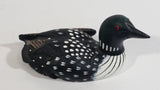 1970s Heritage Decoys Common Loon Miniature Bird Sculpture J.B. Garton