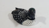1970s Heritage Decoys Common Loon Miniature Bird Sculpture J.B. Garton