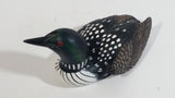 1970s Heritage Decoys Common Loon Miniature Bird Sculpture J.B. Garton